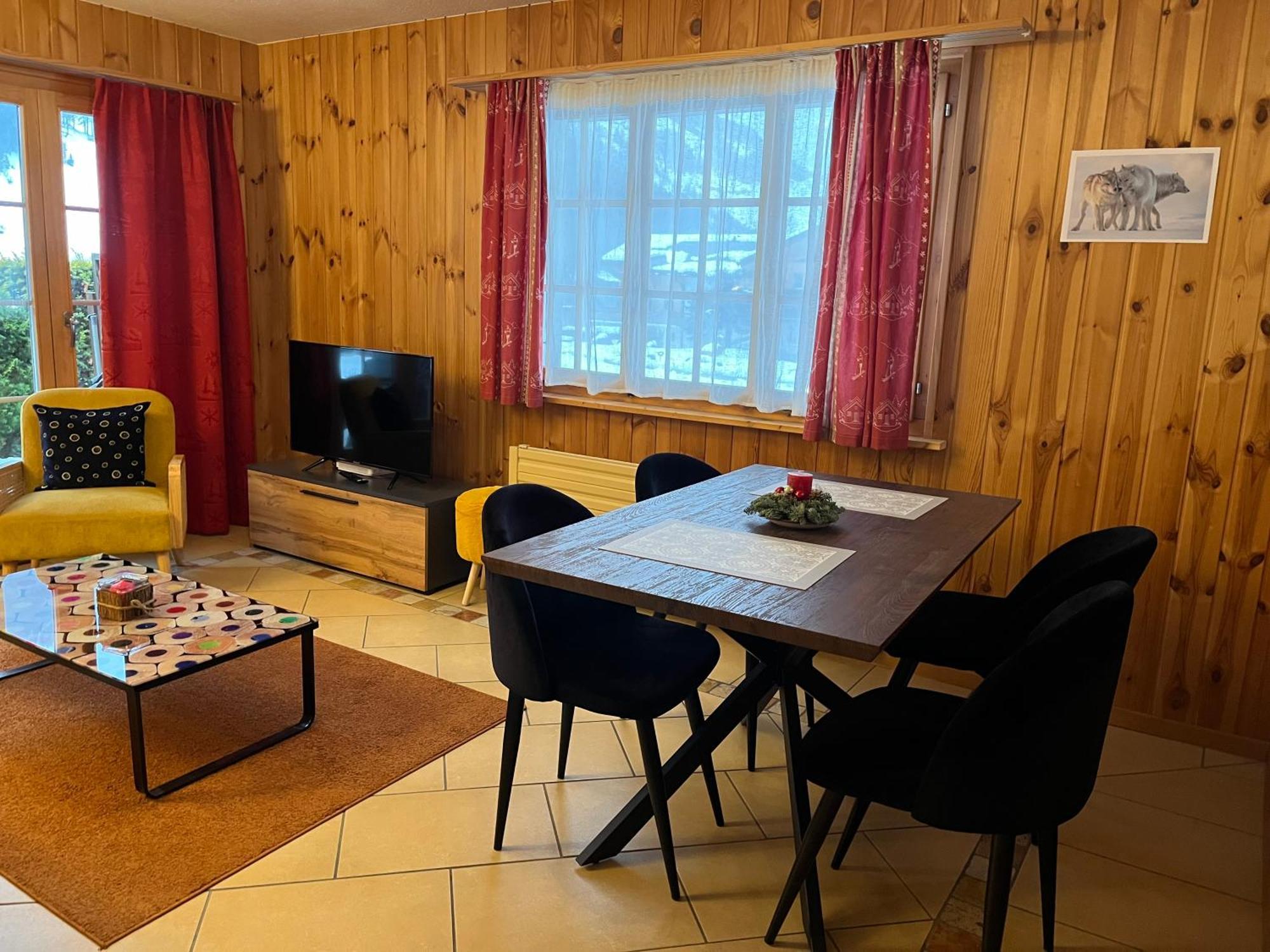 Apartment L'herensarde, Bel Avec Jardin-terrasse Et Garage Evolene